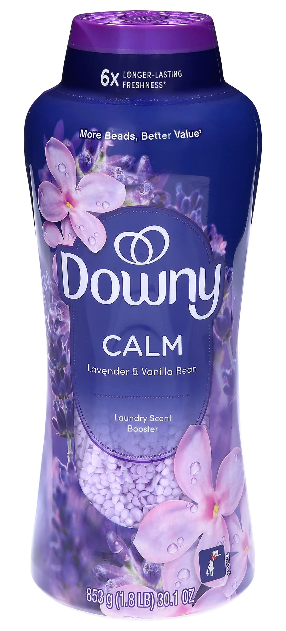 Downy Calm in Wash Laundry Scent Booster, Lavender & Vanilla Bean (30.1 oz)