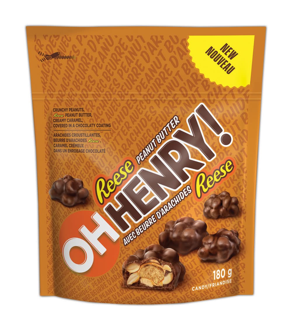 Oh Henry! Bite Sized Pieces With Reese Peanut Butter (180 g)