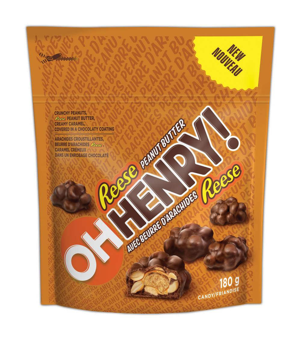 Oh Henry! Bite Sized Pieces With Reese Peanut Butter (180 g)