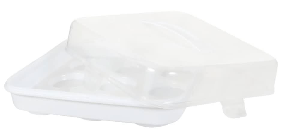 Surefresh Reusable Plastic Cupcake Containers With Lids, White