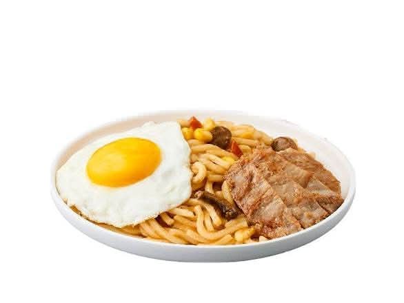 【單點】蘑菇鐵板麵經典組合｜Mushroom Stir Fried Noodles