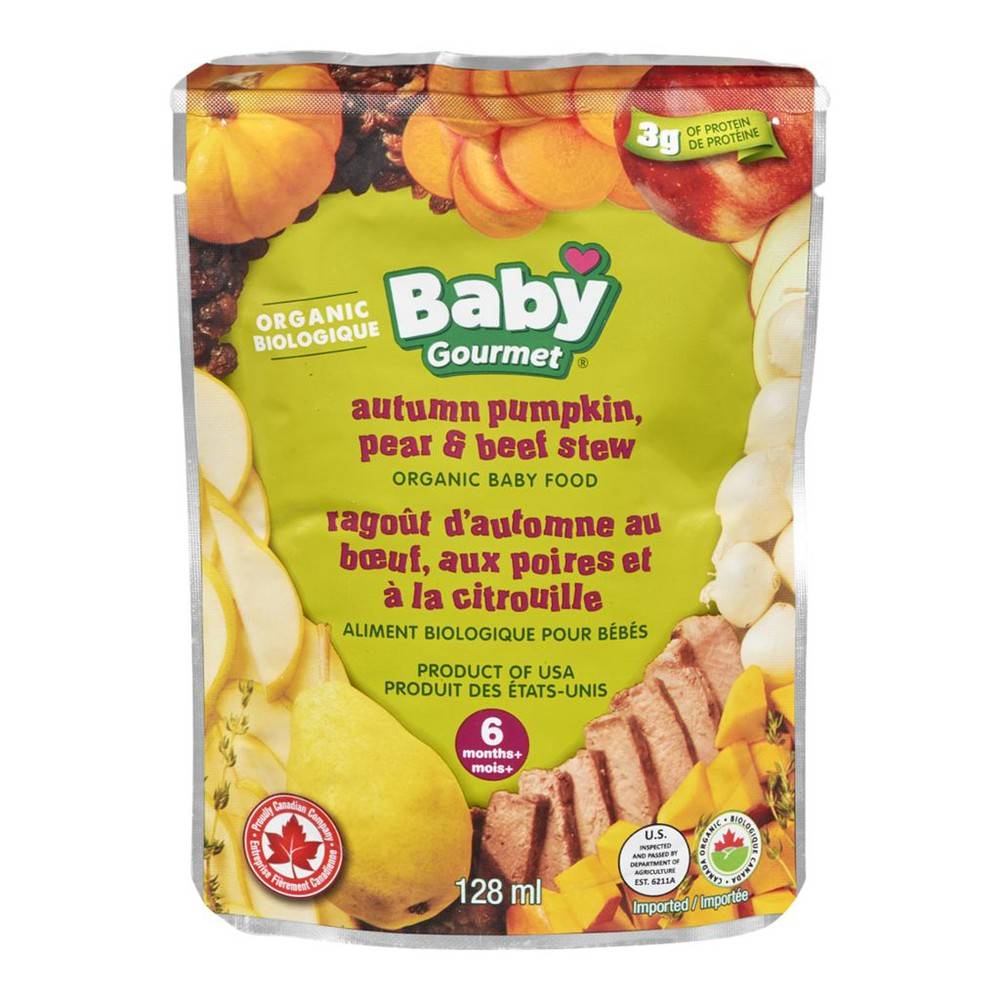 Baby Gourmet Stew Ages 6 Months + Organic Baby Food Delivery Near Me