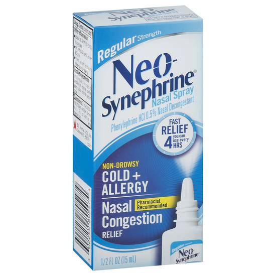 Neo-Synephrine Non-Drowsy Nasal Congestion Relief Cold + Allergy Nasal Spray