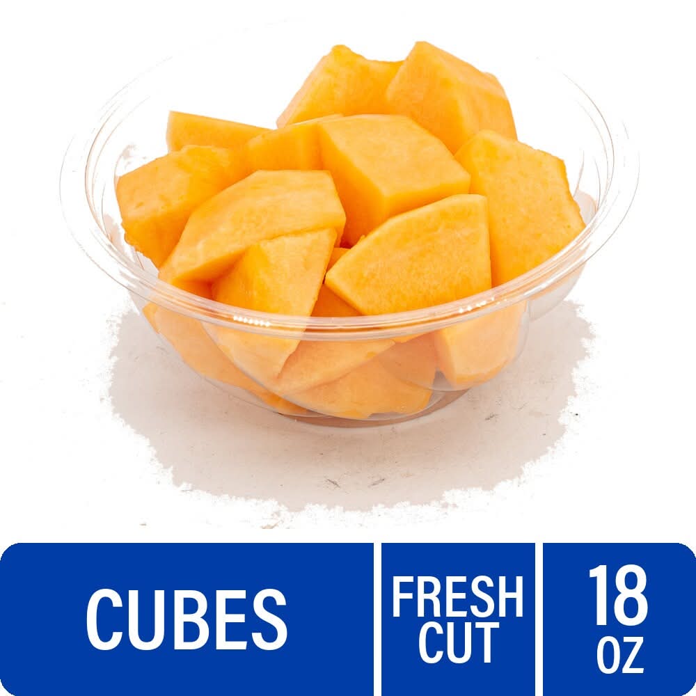 Fresh Cut Cantaloupe Cubes