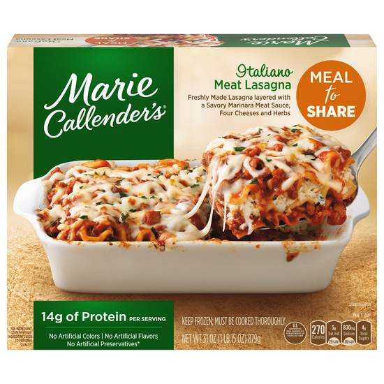 Marie Callender's Italiano Meat Lasagna With Ricota Cheese