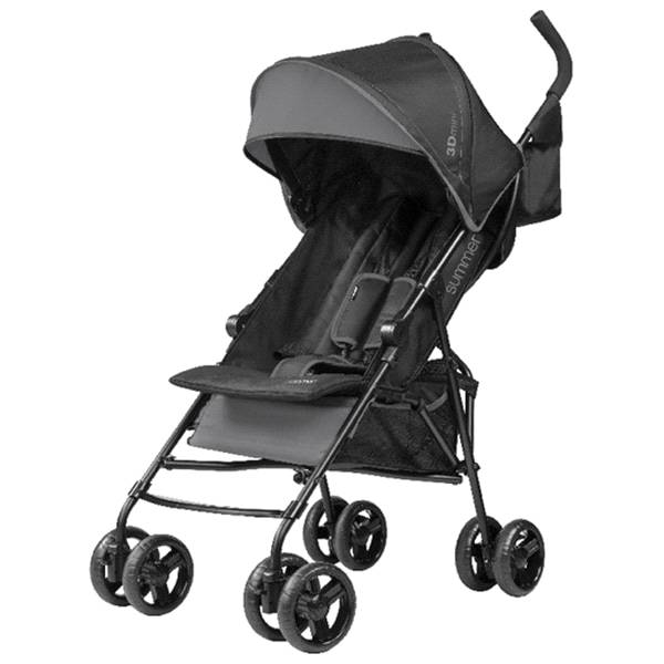 Summer 3Dmini Convenience Stroller (Black/Gray)