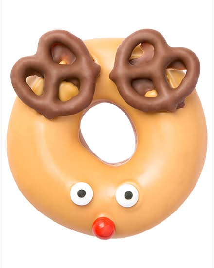 Krispy Kreme Reindeer Doughnut