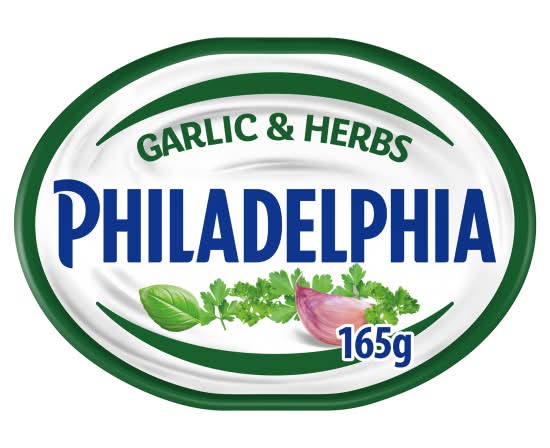 Philadelphia Garlic & Herbs Soft Cream Cheese (165g)