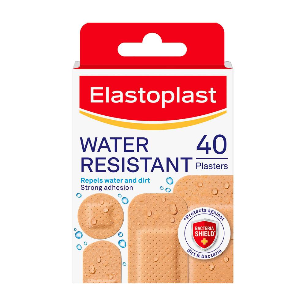 Elastoplast Water Resistant x40 Assorted