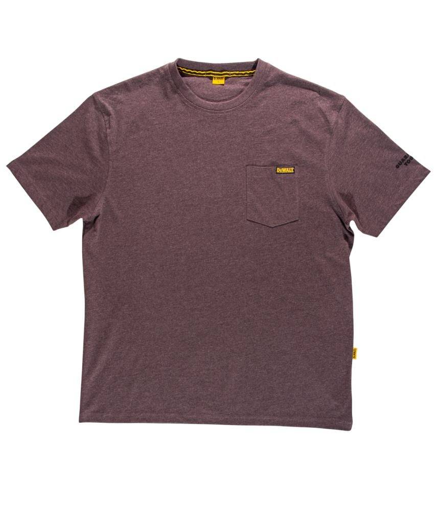 DEWALT Men's Poplin Short Sleeve Solid T-shirt (Medium) | DXWW50018-CHR-MED