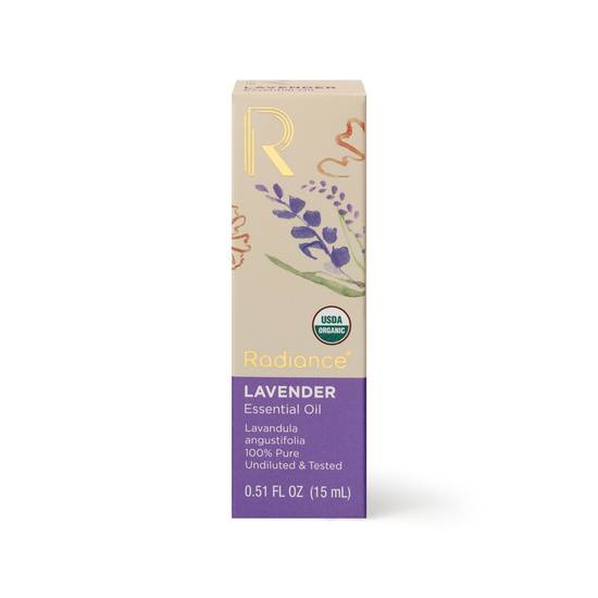 Radiance 100% Organic Essential Oil Blend Lavender, 0.51 OZ