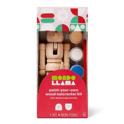 Christmas Craft Paint-Your-Own Nutcracker Kit - Mondo Llama™