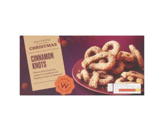 Waitrose & Partners Christmas Cinnamon Knots 150g