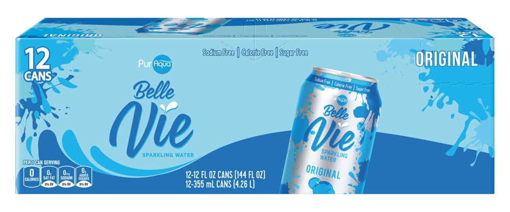 PurAqua Orginal Belle Vie Sparkling Flavored Water