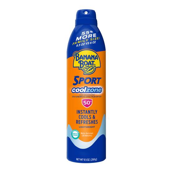 Banana Boat Sport Performance Coolzone Spf 50 Sunscreen Spray