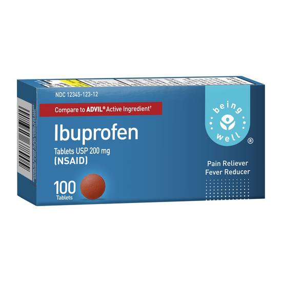 Being Well Ibuprofen Tablets