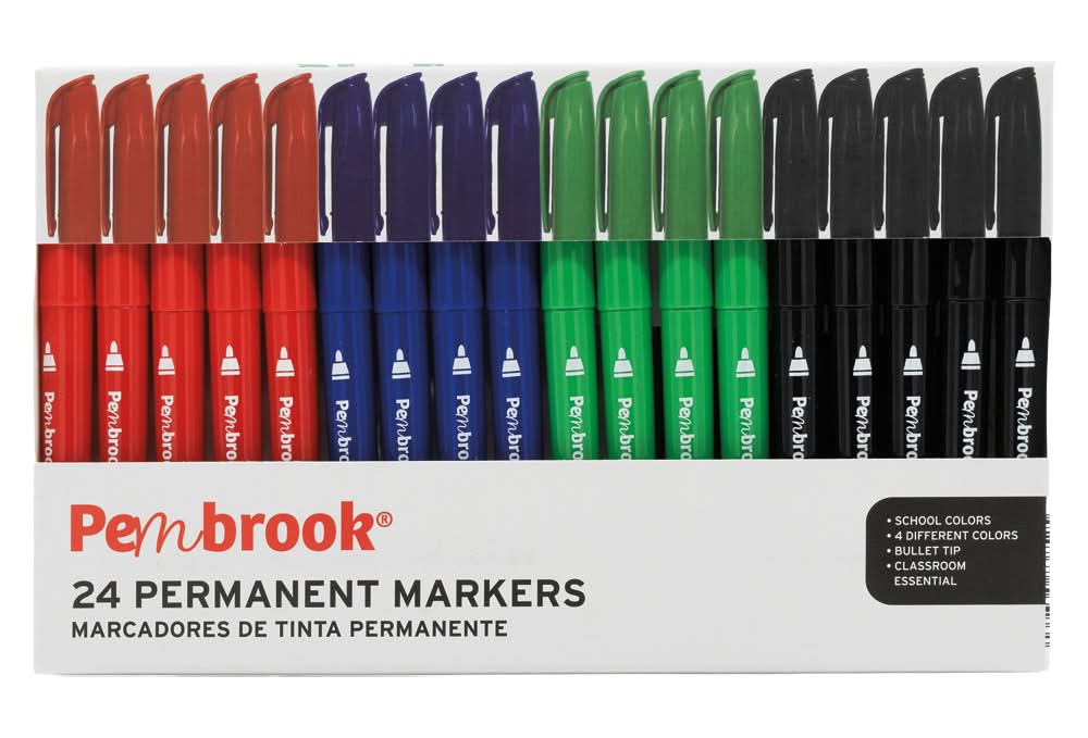 Pembrook School Color Permanent Markers