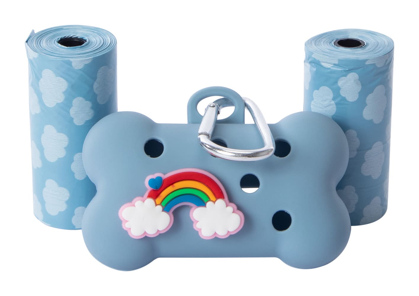 Pawsitively Fun! Waste Bags & Dispenser Set Rainbow