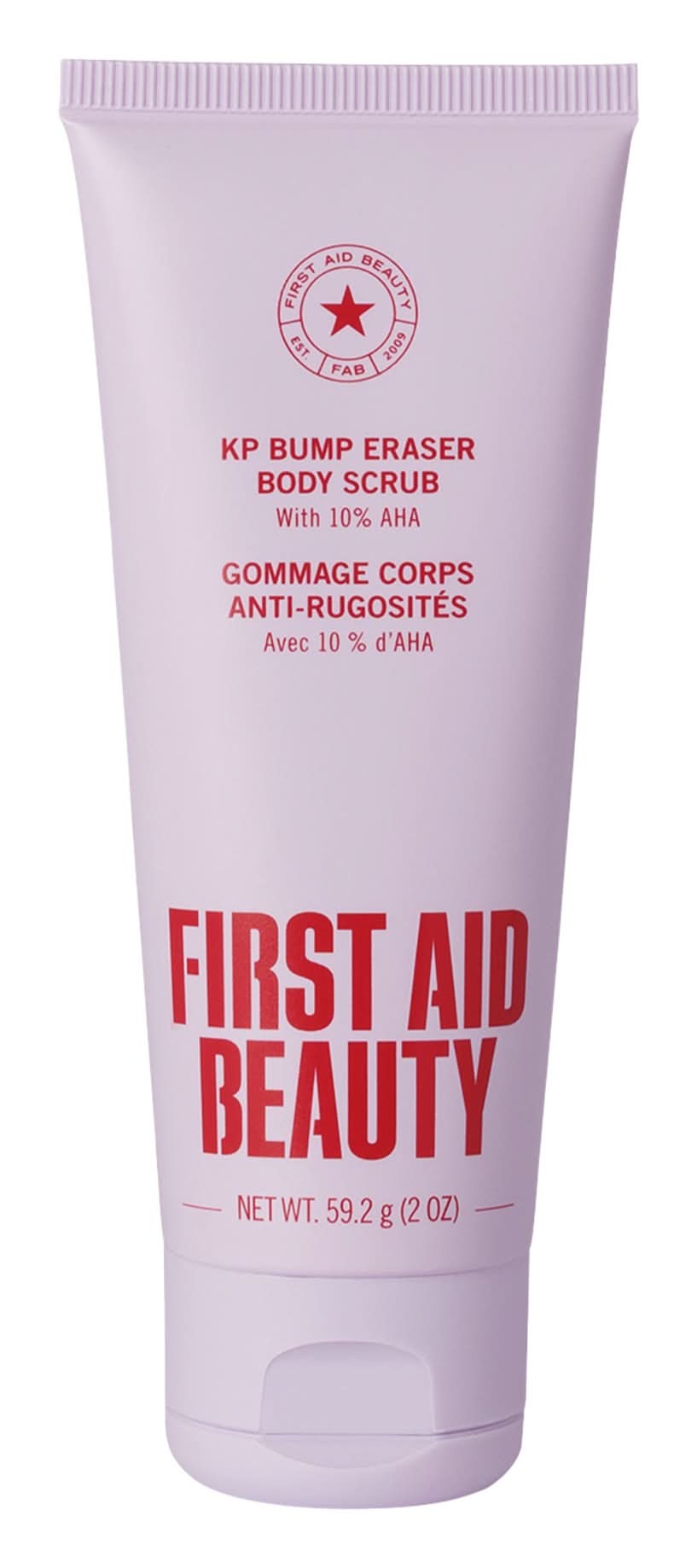 First Aid Beauty KP Bump Eraser Body Scrub with 10% AHA – Body Exfoliant for Keratosis Pilaris Original