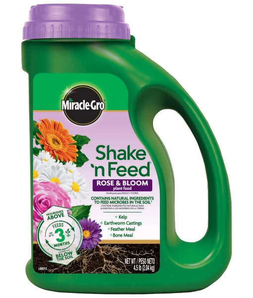 Miracle-Gro Shake 'N Feed Rose and Bloom Continuous Release Plant Food (4.5 lbs)