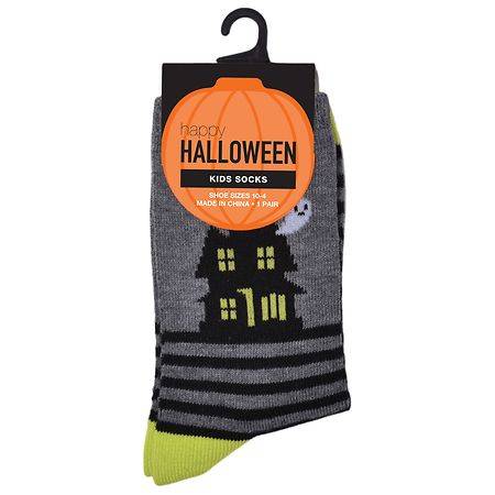 Funky Socks Kid's Halloween Socks - Size 10-4 1.0 pr