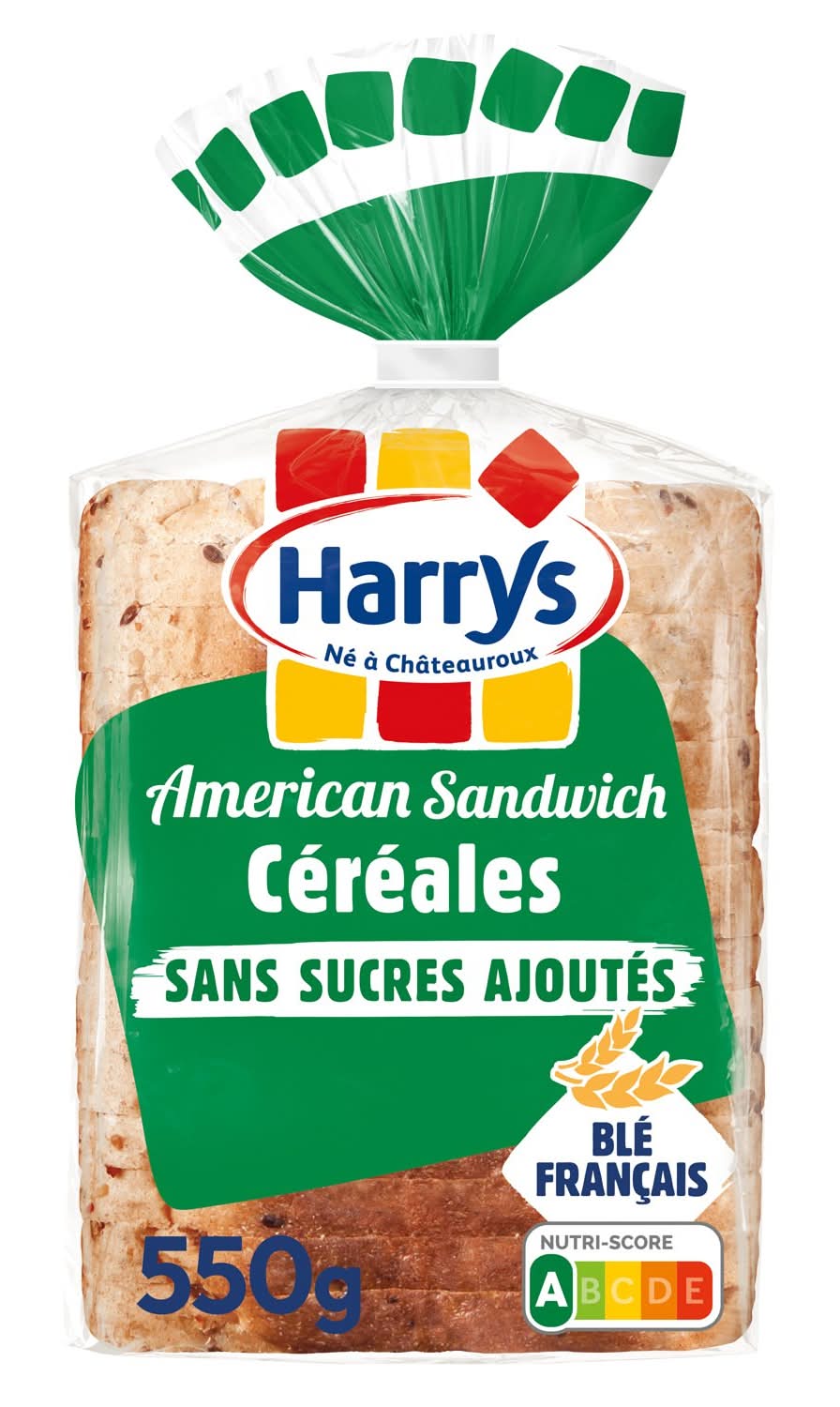 Harrys - American sandwich pain de mie aux céréales sans sucres ajoutés (14)