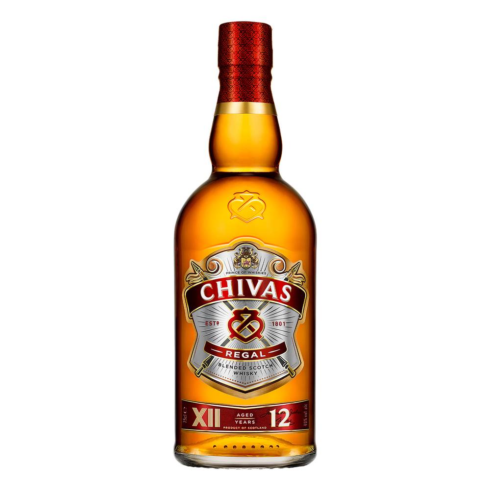 Chivas regal whisky 12 años (750 ml)