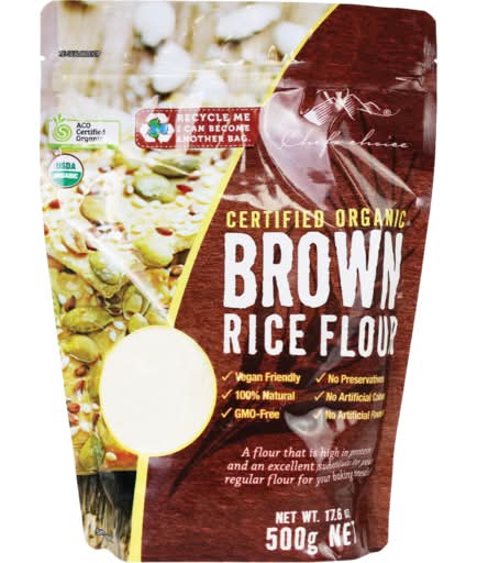 Chef's Choice Organic Brown Rice Flour (500g)