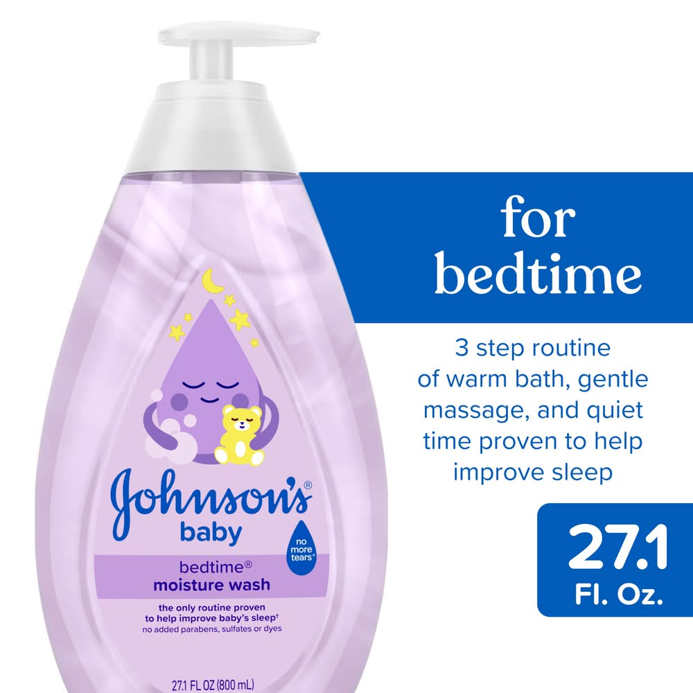 Johnson's Bedtime Baby Moisture Wash With Naturalcalm Aroma (27.1 fl oz)