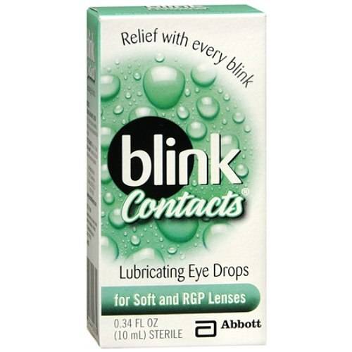 Blink Contacts Lubricating Eye Drops - 0.34 fl oz