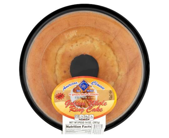 American Classic Gourmet Golden Whole Ring Cake (14 oz)