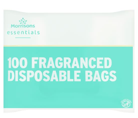Morrisons Essential Fragranced Disposable Bags (100 pack)