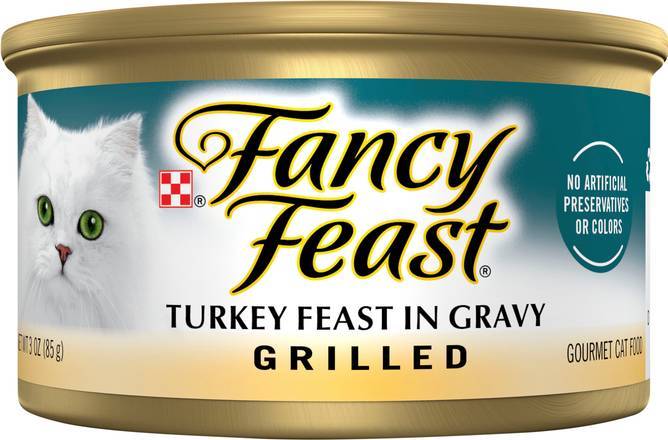 Fancy Feast Turkey Grilled Wet Gravy Cat Food