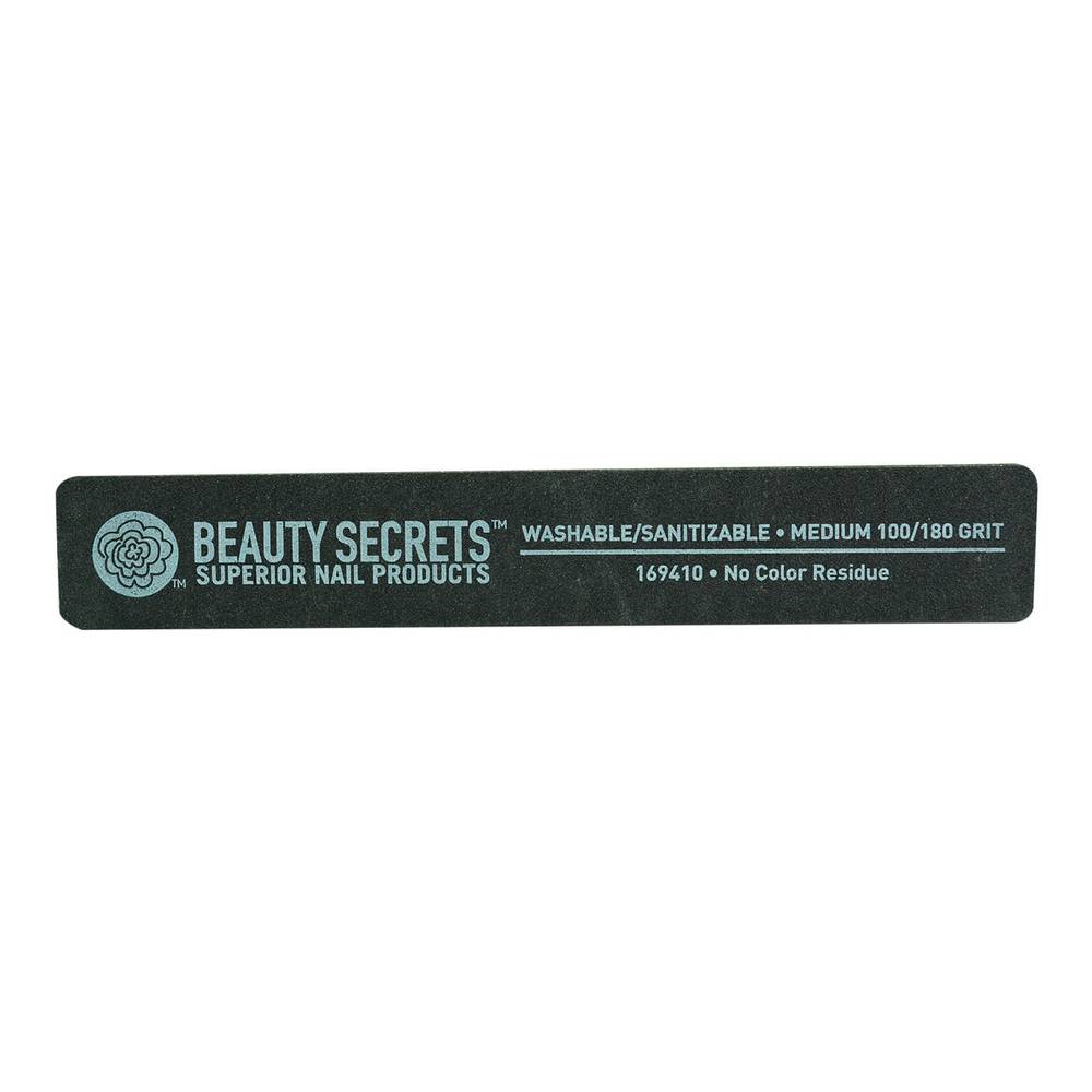 Beauty Secrets · Lima para uñas acolchada, Media/Gruesa