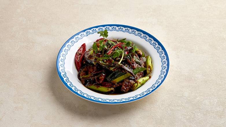 Stir Fried Aubergine