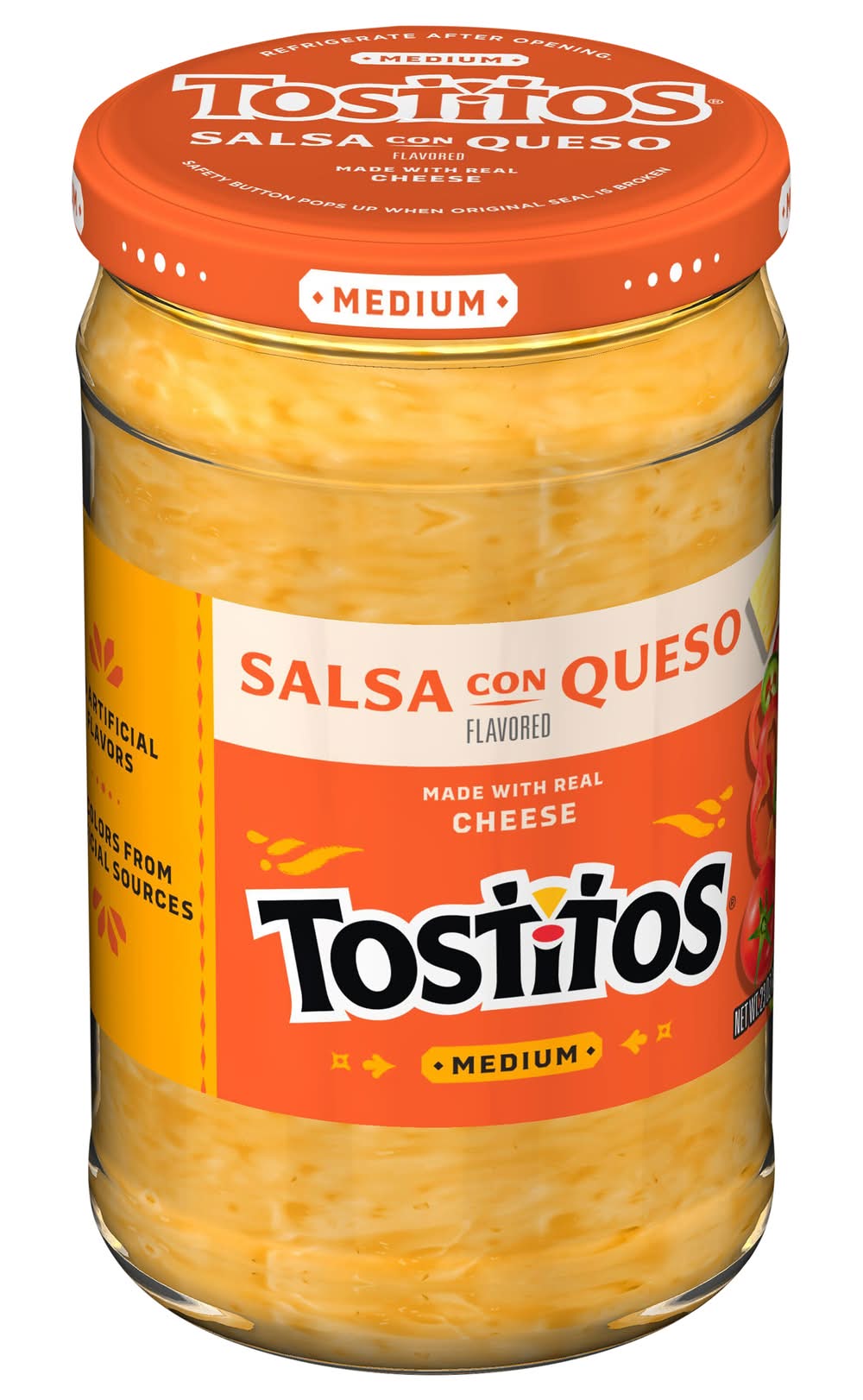 Tostitos Medium Con Queso Salsa (23 oz)