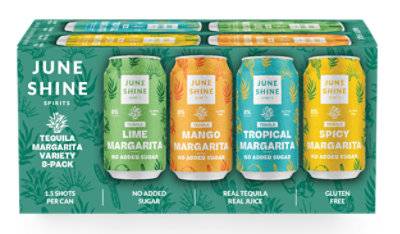 JuneShine Spirits Tequila Margarita Variety pack (12 fl oz)