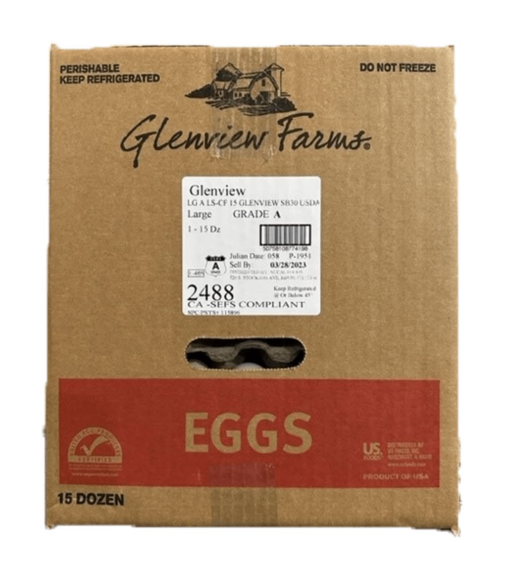 Glenview Farms Large Loose Eggs (180 ct)