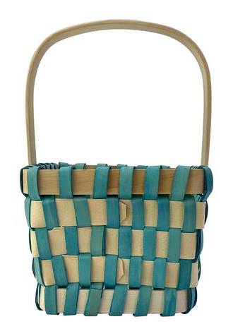 Ashland Mini Chip Wood Easter Basket, Marine