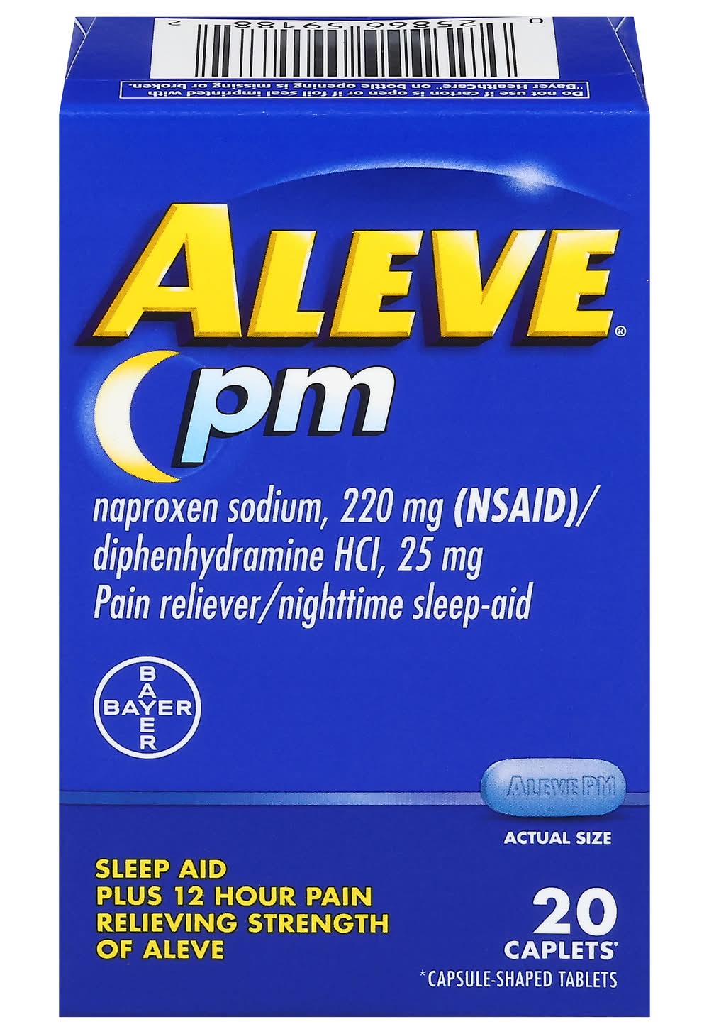 Aleve 220 Mg Pain Reliever/Nighttime Sleep-Aid (1.6 oz, 20 ct)