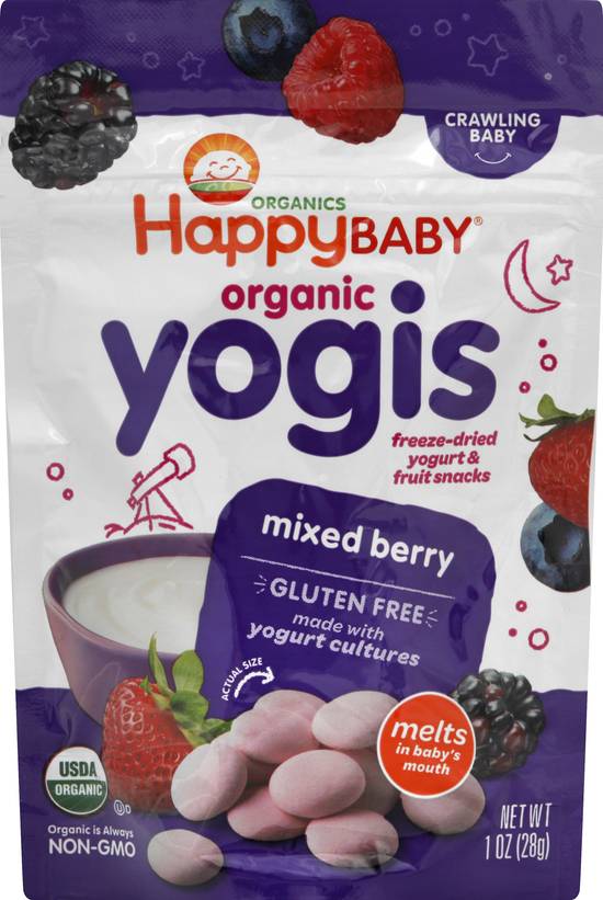 Happy Baby Mixed Berris Organic Yogis