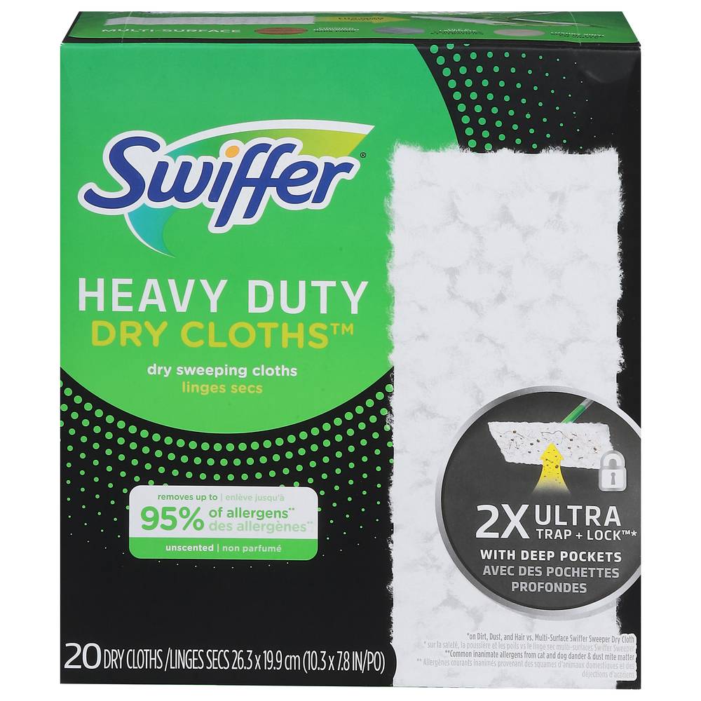 Swiffer Heavy Duty Dry Sweeping Cloths