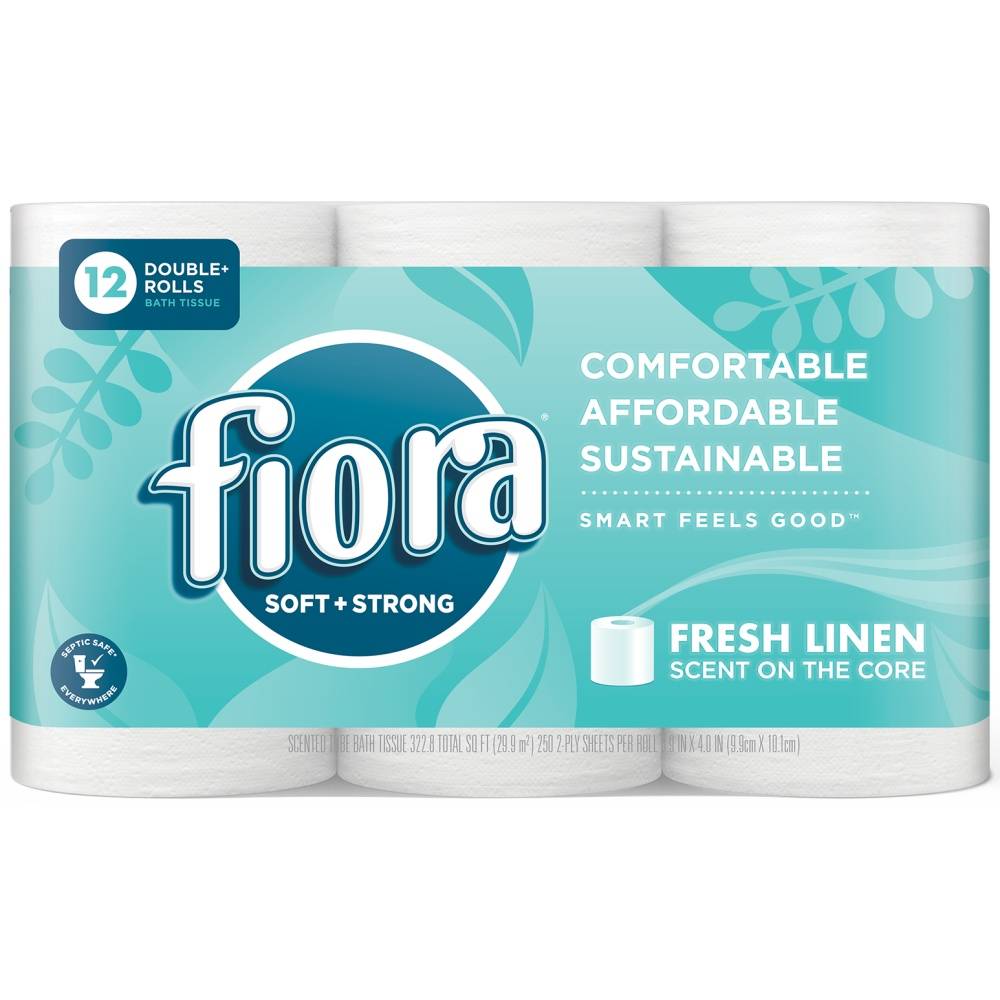 Fiora 2-ply Lavender Scent Double Rolls Bath Tissue (12 ct)