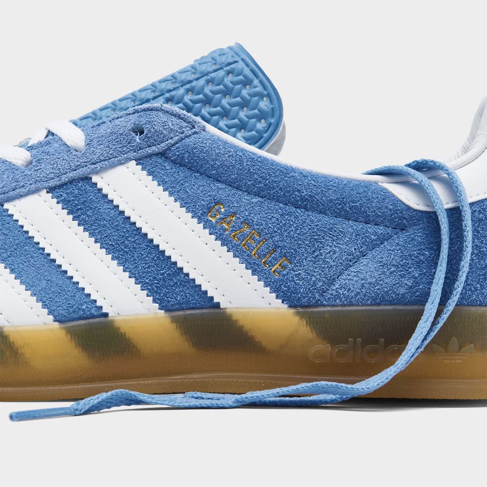 adidas gazelle silver green womens Adidas Gazelle Indoor Blue Fusion – Newcop main image 1