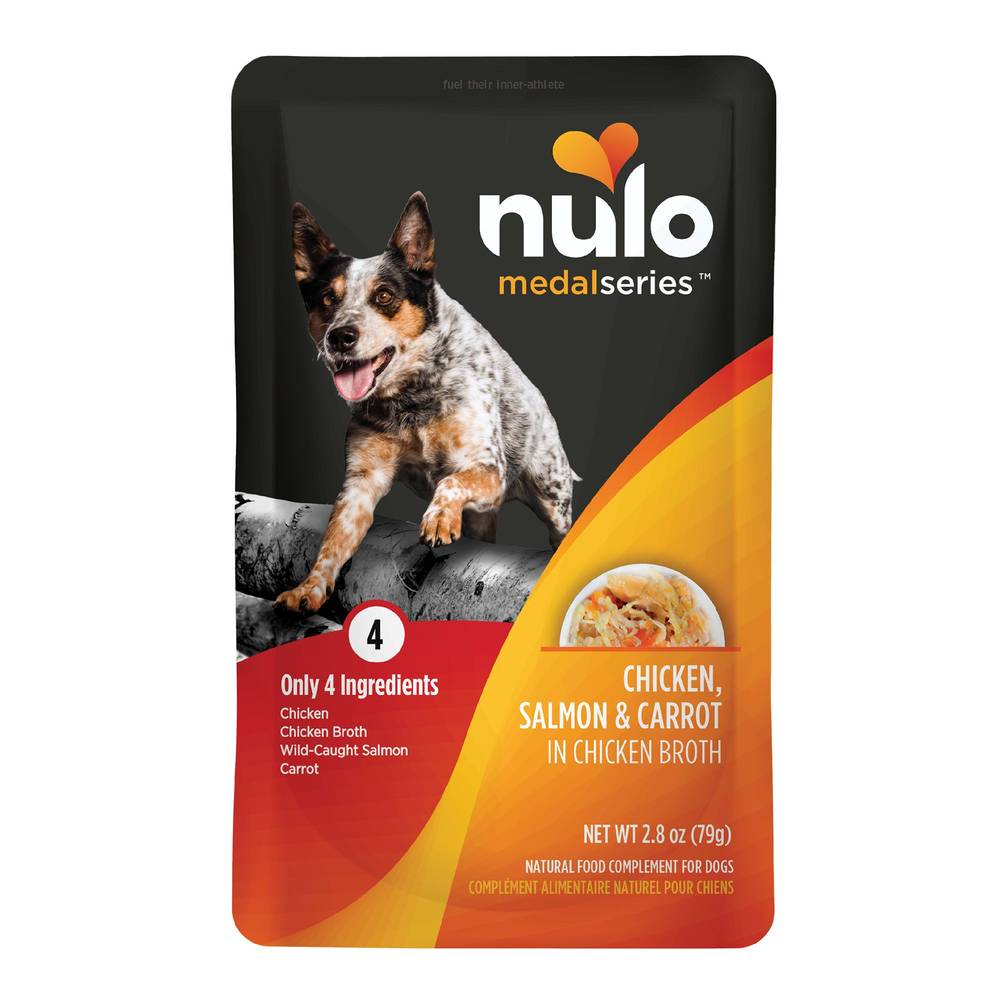 Nulo MedalSeries All Life Stage Wet Dog Food Topper - Limited Ingredient, 2.8 Oz. (Flavor: Chicken & Salmon, Size: 2.8 Oz)
