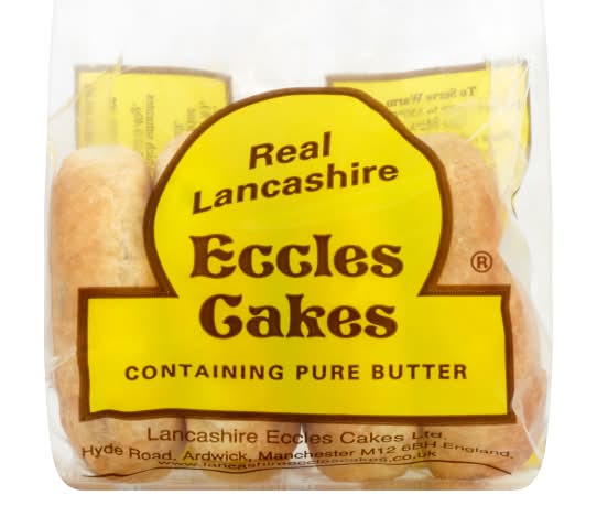 Real Lancashire Eccles Cakes (4 pack)