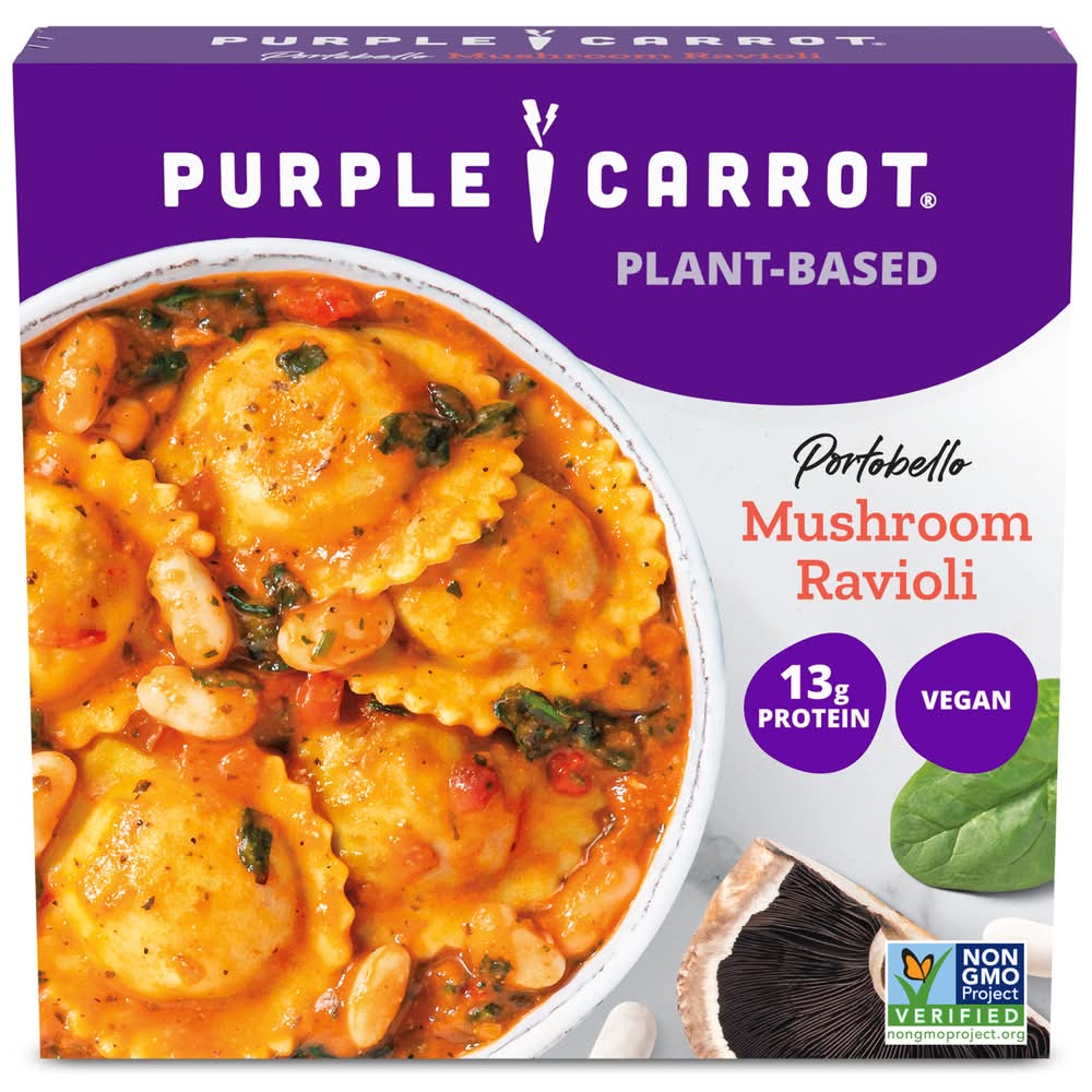 Purple Carrot Plant-Based Portobello Mushroom Ravioli Meal (10.75 oz)