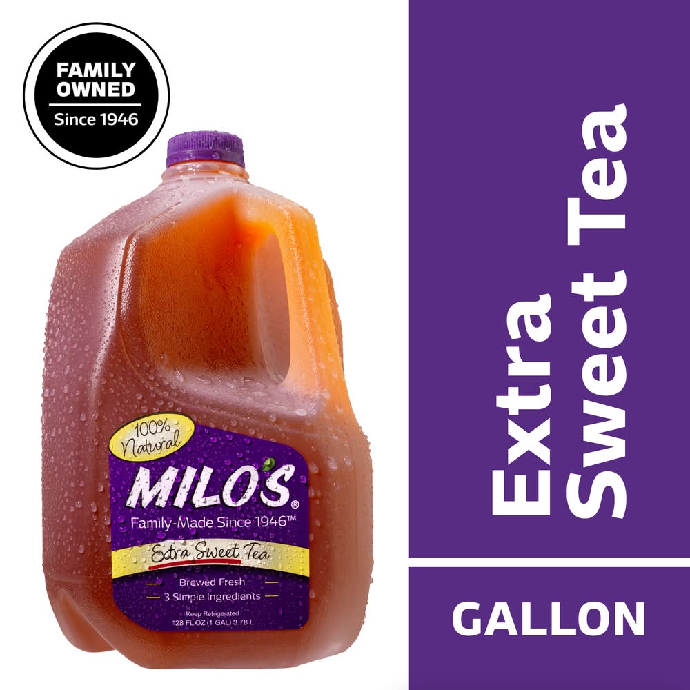 Milo's 100% Natural Brewed Fresh Tea, Extra Sweet (128 fl oz)