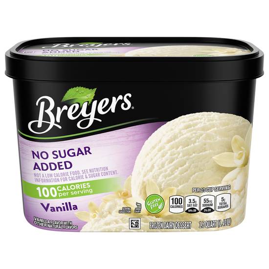 Breyers No Sugar Added Vanilla Dairy Dessert