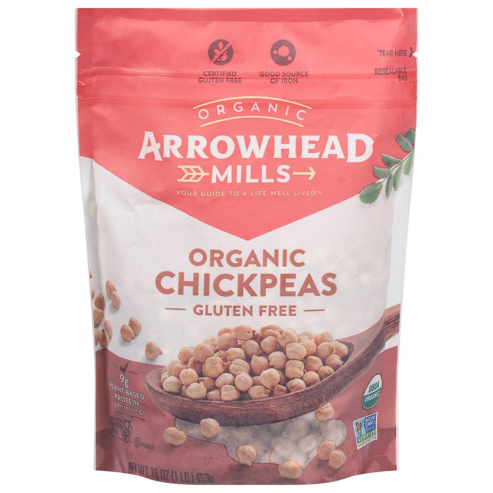 Arrowhead Mills Organic Chickpeas (1 lbs)